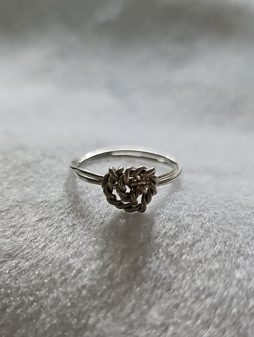 Silver Knot Ring